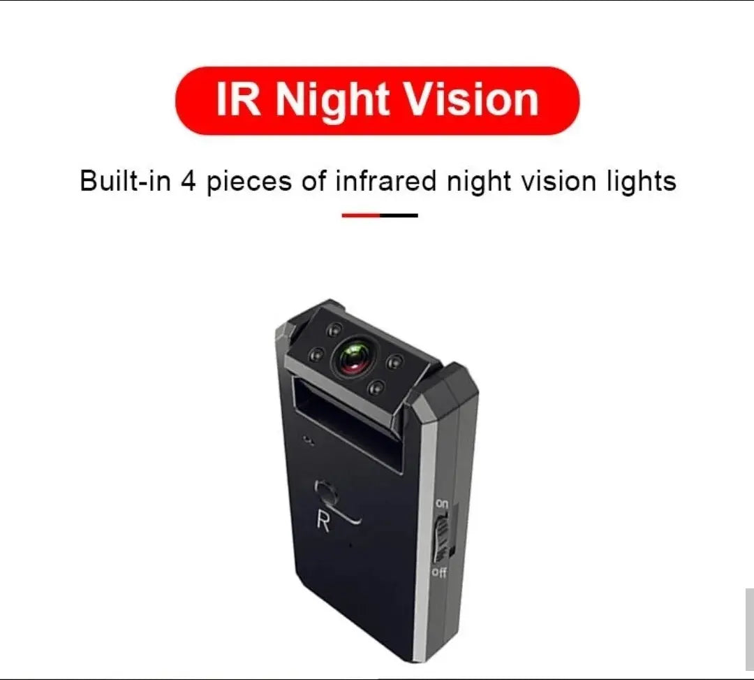 Mini Caméra Wifi 4K 180° Rotative Vision Nocturne Detection De Mouvement... VTCWORLD