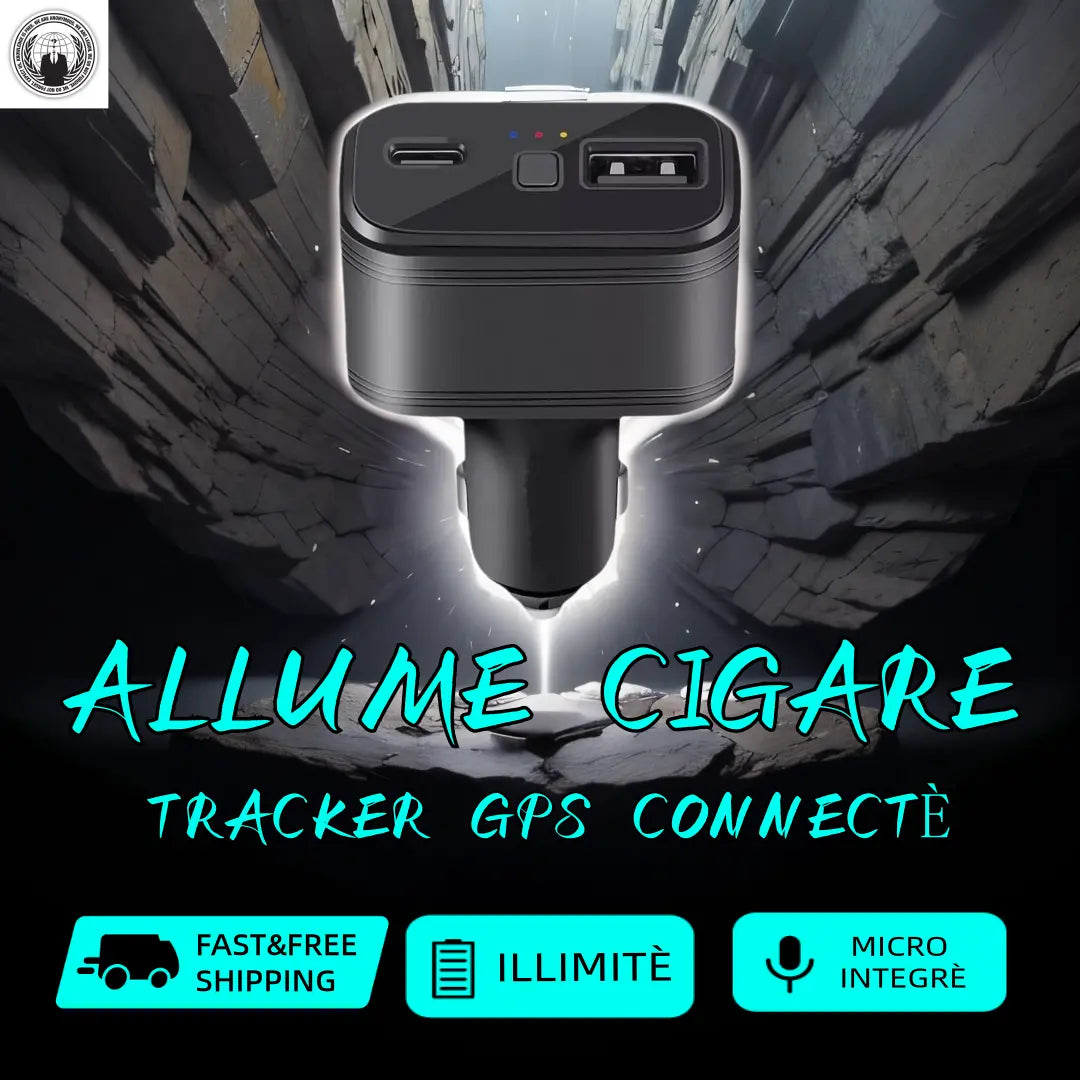 Tracker Gps 4G Dissimulé Chargeur Allume Cigare Suivie en direct par application VTCWORLD
