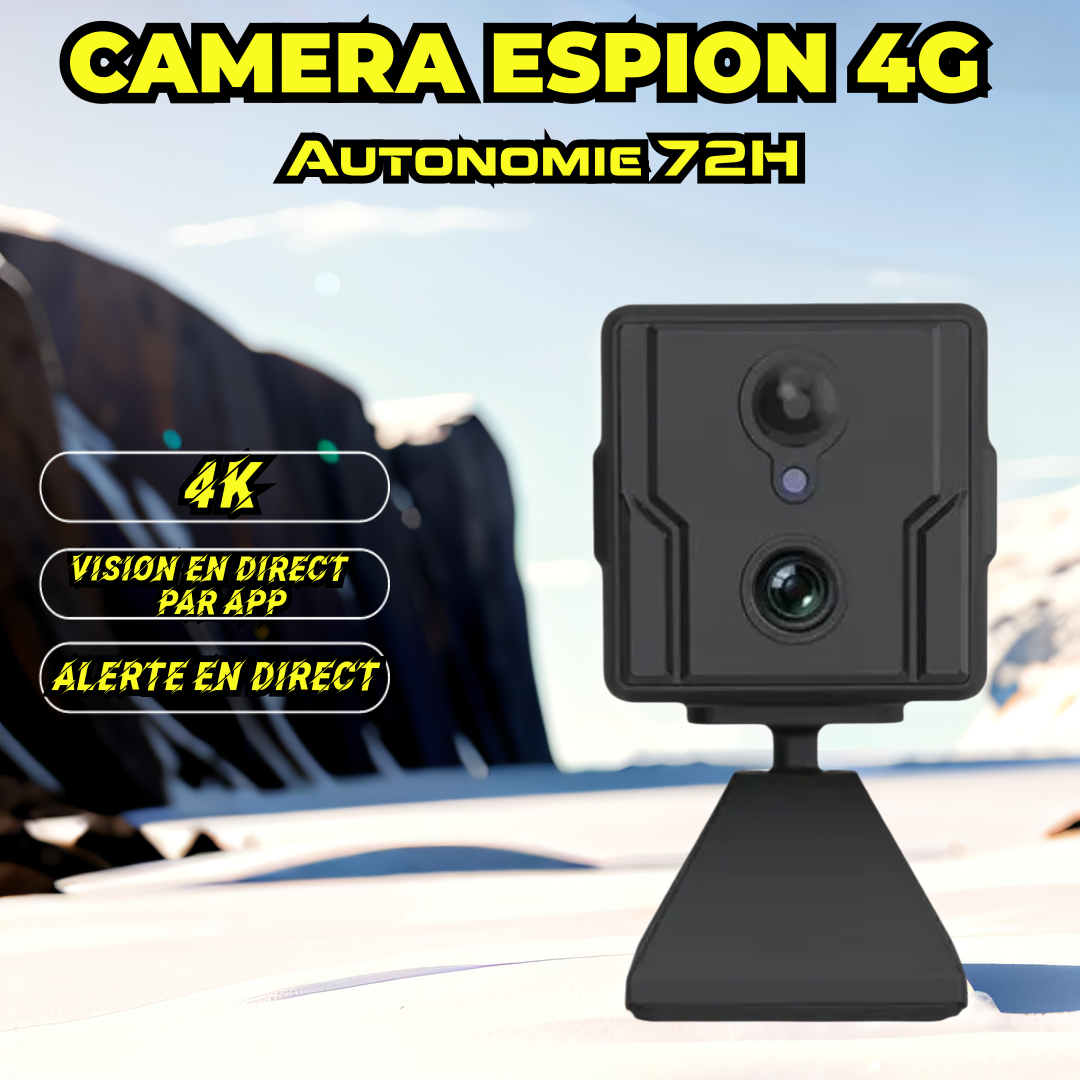 MINI CAMERA 4G 72H D'AUTONOMIE VISION PAR APPLICATION EN MINI CAMERA 4G 72H D'AUTONOMIE VISION PAR APPLICATION EN