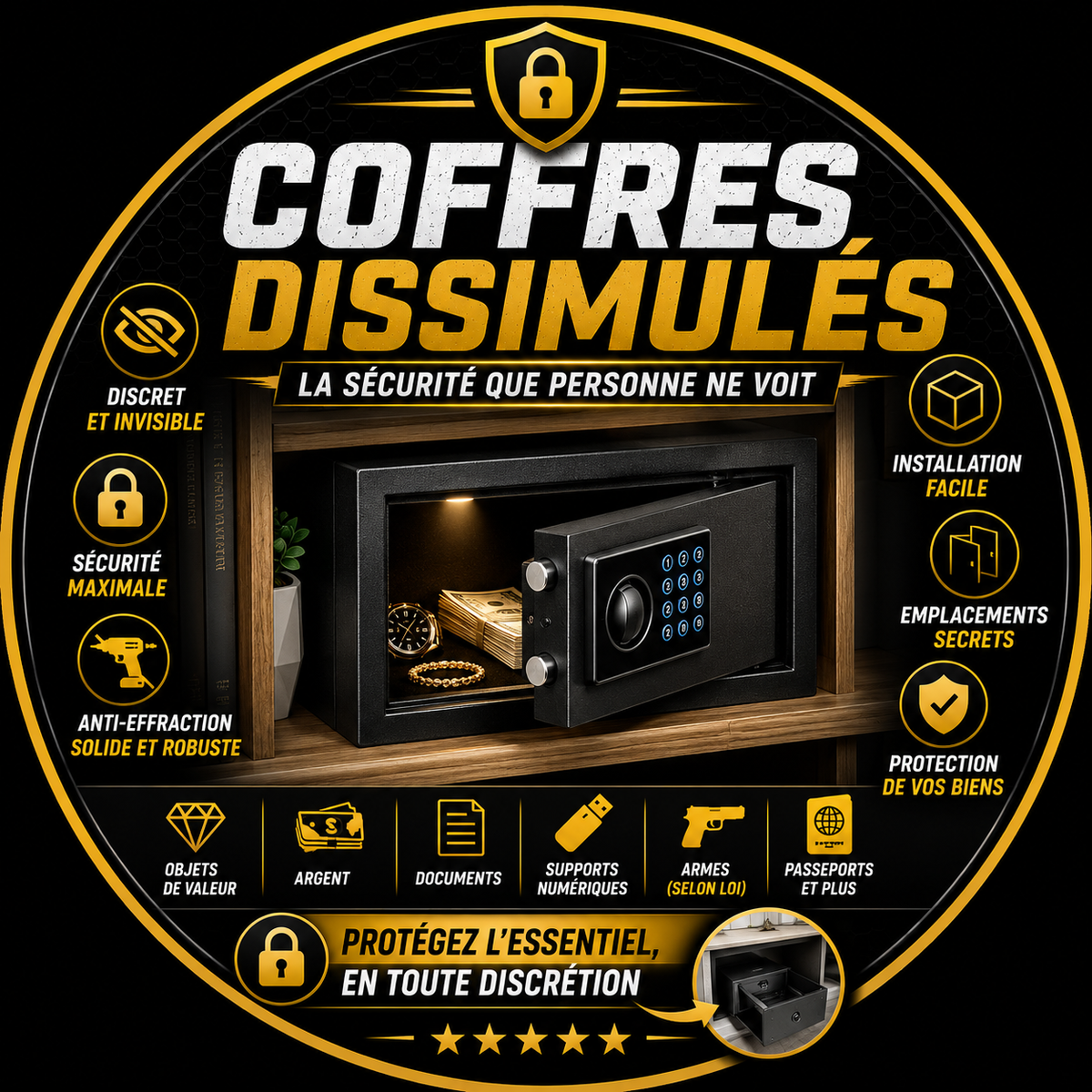 Coffre/ Cache dissimulée 🛡 VTCWORLD
