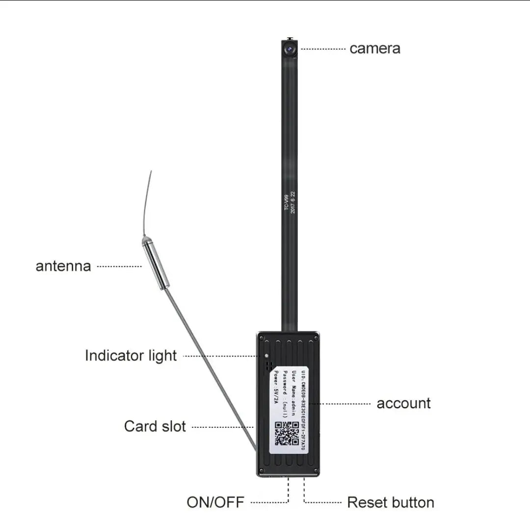 Mini camera espion wifi 4K version 2024 VTCWORLD