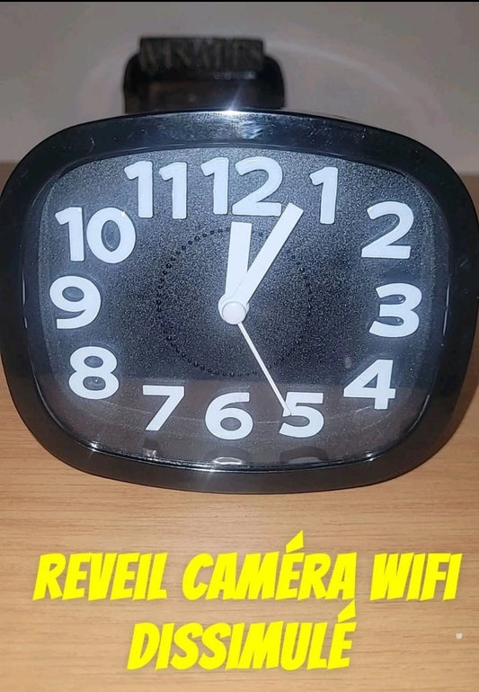 Reveil Caméra Wifi 4k Vision Par Application Micro Intégré VTCWORLD