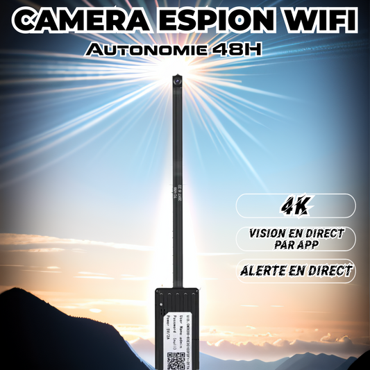 Mini camera espion wifi 4K version 2024 VTCWORLD