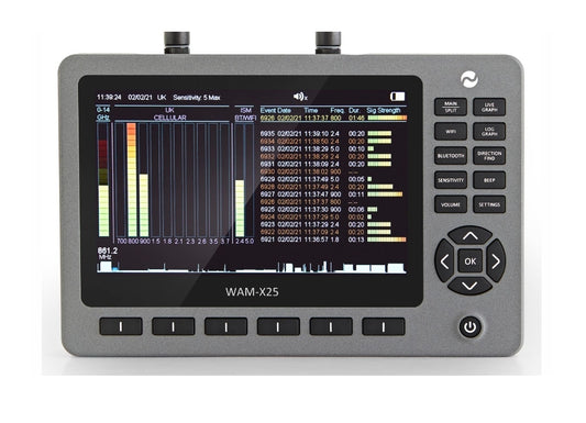 WAM-X25
Moniteur d'activité sans fil

Conçu pour le professionnel TSCM VTCWORLD