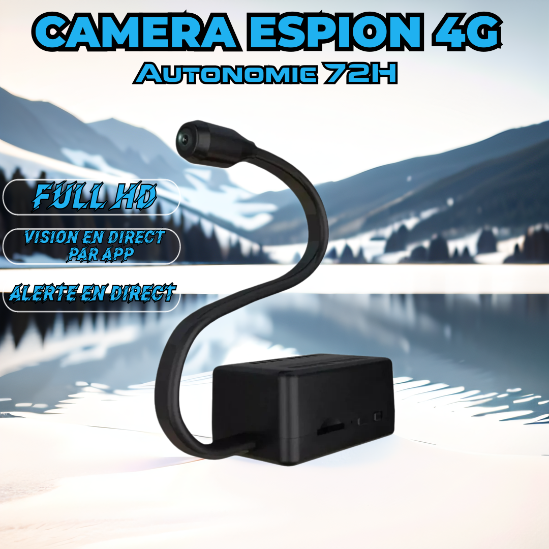 CAMERA ESPION 4G 2024 72h D'autonomie Connecté Par Application VTCWORLD