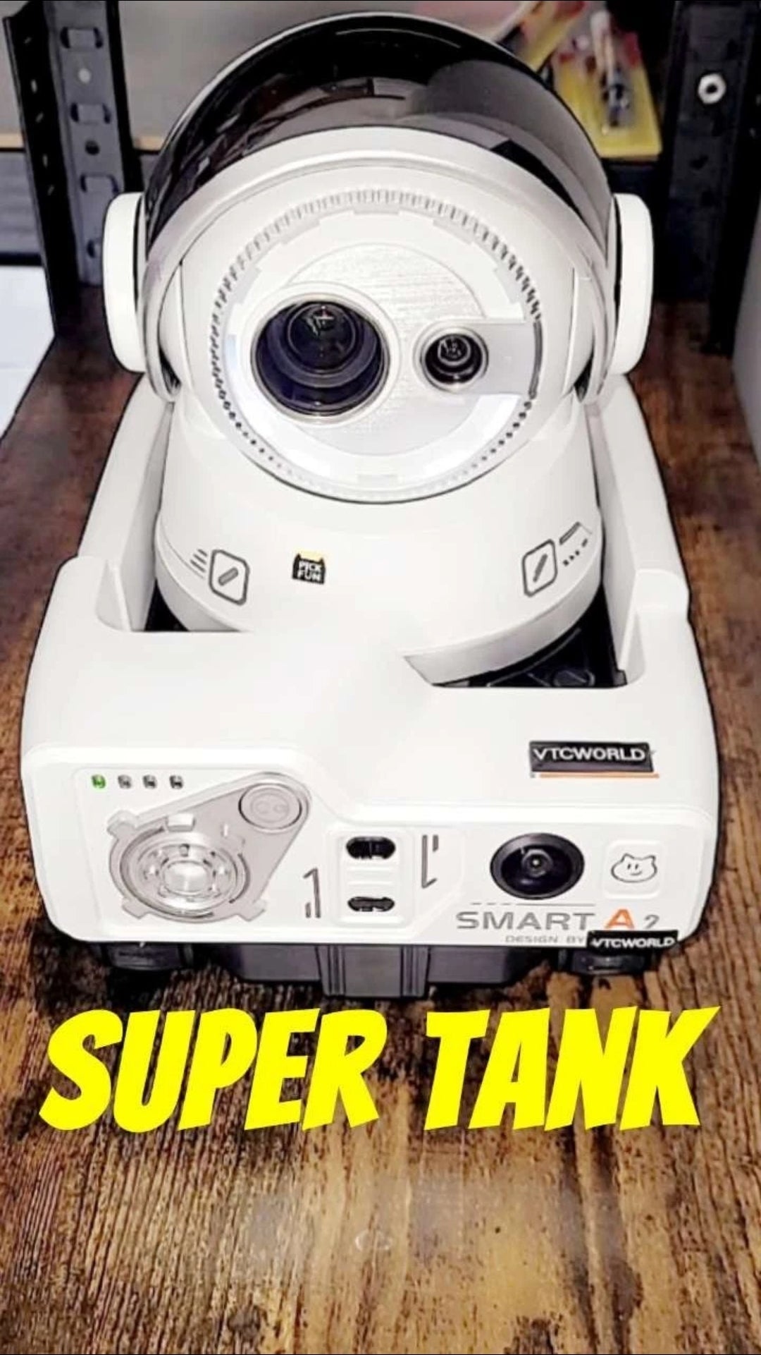 ROBOT DE SURVEILLANCE CAMERA 360° TOUT TERRAIN WIFI PILOTABLE PAR APPLICATION VTCWORLD